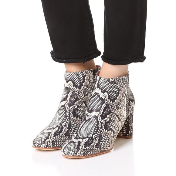 Loeffler Randall Greer python booties in size 5.5 - Picture 1 of 9